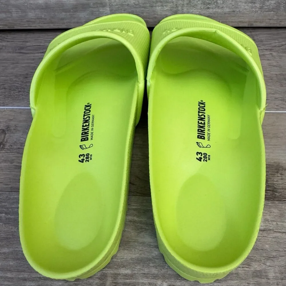Birkenstock Barbados Active Lime EVA Regular Width EU Size 43 US 9.5-10 NEW!